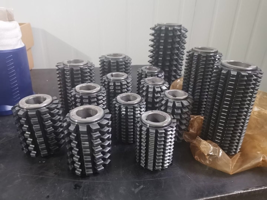 Gear Carbide Hobbing Tool โมดูลมาตรฐาน TiAlN CrN เคลือบ