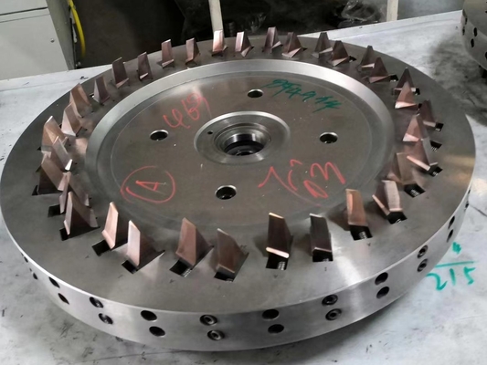 กึ่งสำเร็จรูปปลายเกลียว Bevel Gear คัตเตอร์เครื่องกลึงสีเงินใบมีดคาร์ไบด์