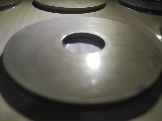 เครื่องตัดคาร์ไบด์ซีเมนต์แบบวงกลม YG6X แบตเตอรี่ลิเธียมอิเล็กโทรด Slice Thin Film